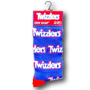 3/$20 Twizzlers Retro Candy Funny Novelty Crew Socks - NWT